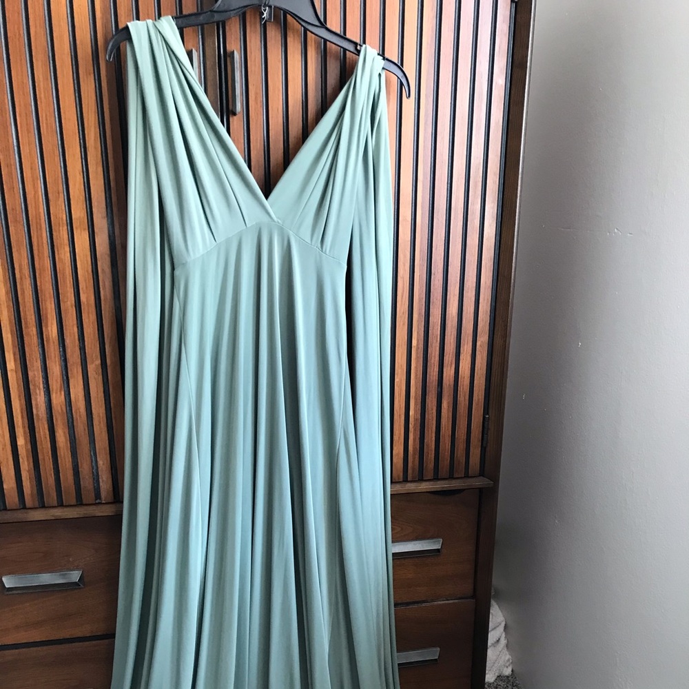 Sage Bridesmaid Infinity Dress